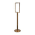 Sign Stand 14" x 22" in Polished Brass finish