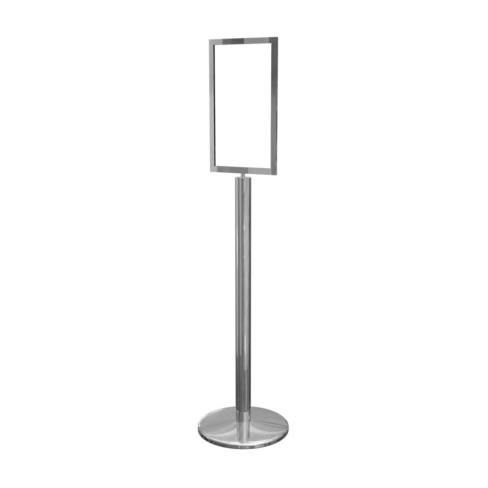 Sign Stand 14" x 22" in Polished Stainless finish