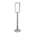 Sign Stand 14" x 22" in Polished Stainless finish