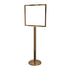 Sign Stand 22" x 28" in Polished Brass finish