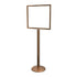 Sign Stand 22" x 28" in Satin Brass finish