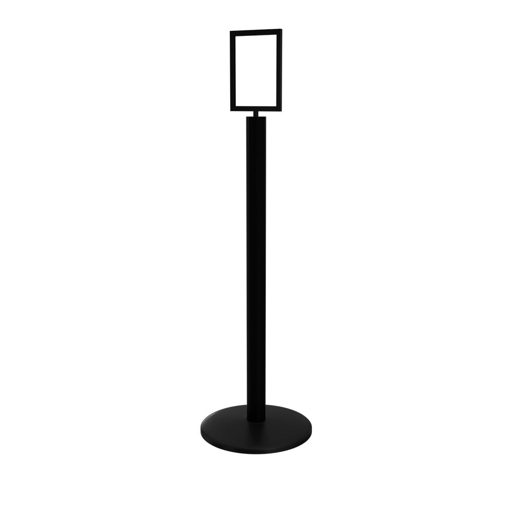 Sign Stand 7" x 11" in Black finish
