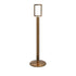 Sign Stand 7" x 11" in Polished Brass finish