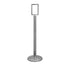 Sign Stand 7" x 11" in Polished Stainless finish