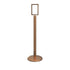 Sign Stand 7" x 11" in Satin Brass finish