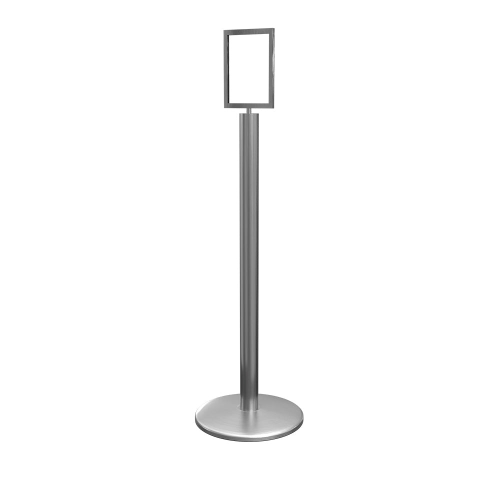 Sign Stand 7" x 11" in Satin Stainless finish