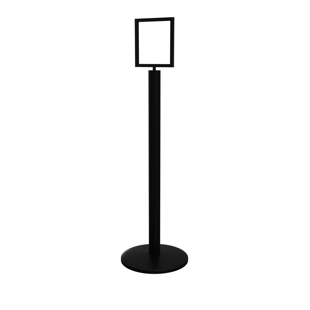Sign Stand 8.5" x 11" in Black finish