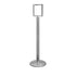 Sign Stand 8.5" x 11" in Polished Stainless finish