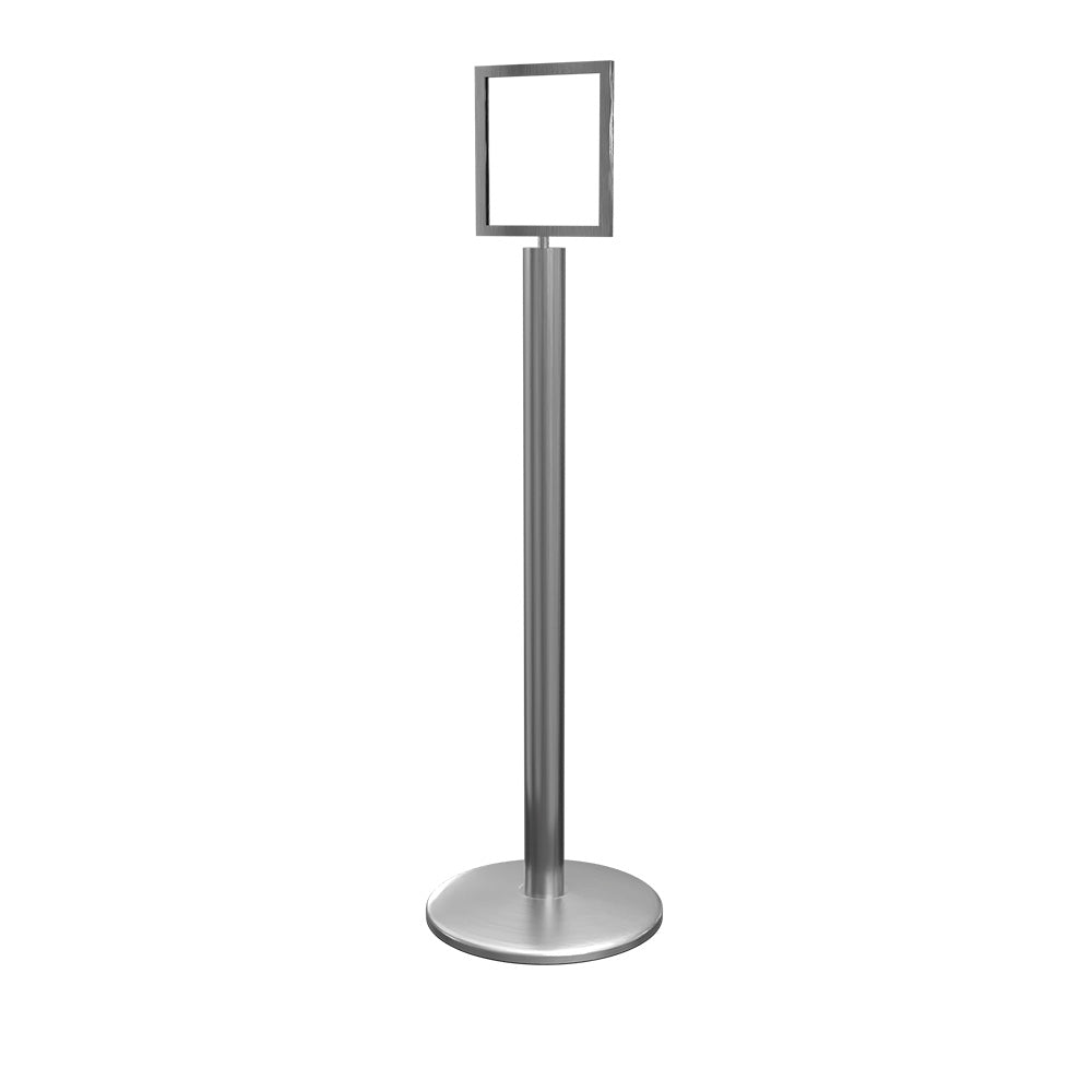 Sign Stand 8.5" x 11" in Satin Stainless finish