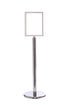Custom | Crowd Control Sign Stand - Vertical Frame / Flat Base