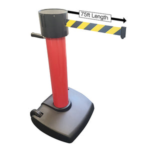 SkyPro 750 Retractable Belt Barrier With 75 FT Belt