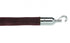 Crowd Control Barrier Stanchions Velour Rope 1.5" Diameter Snap Ends-QS