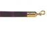 Crowd Control Barrier Stanchions Velour Rope 1.5" Diameter Snap Ends-QS
