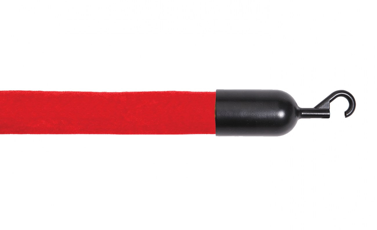 Crowd Control Barrier Stanchions Velour Rope 1.5" Diameter Snap Ends-QS