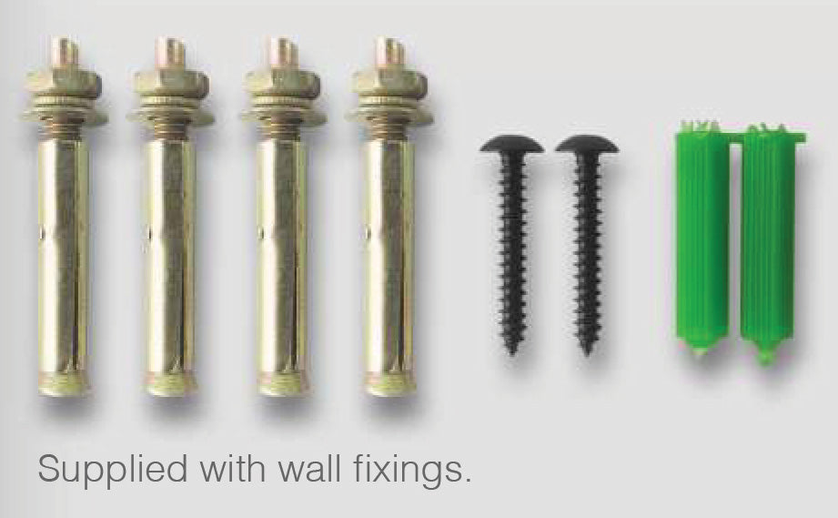 WallPro 1000 wall mounting fixings