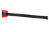 WallPro 400 wall mounted crowd control barrier, Red finish