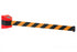 Wall Pro 450 Crowd Control Wall Mounted Belt Barriers with 20' to 35' belt