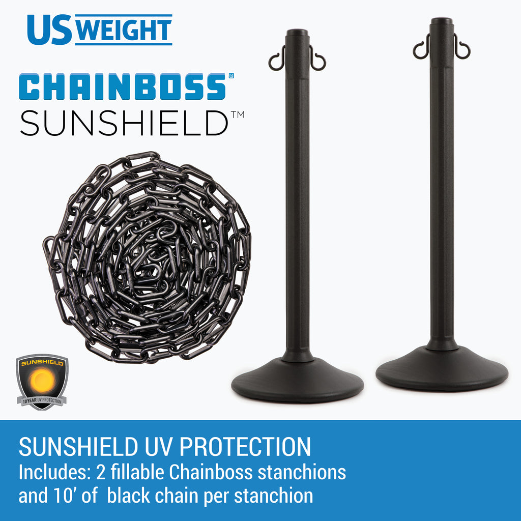 2-Pack ChainBoss Plastic Chain Stanchions