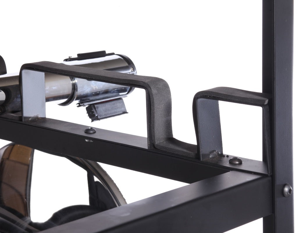 Barriers Stanchions 12-Post Horizontal Stanchion Cart - TheCrowdController.com