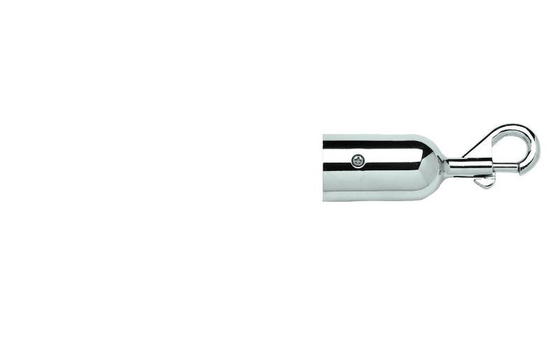 Crowd Control Barrier Stanchions  1.5" Rope Heavy-Duty Snap End - TheCrowdController.com