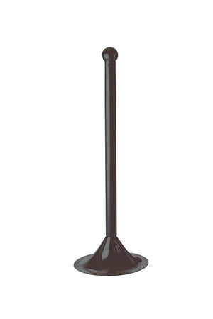Crowd Control 2" Diameter Plastic Barrier Stanchion, 41" Overall Height - TheCrowdController .com