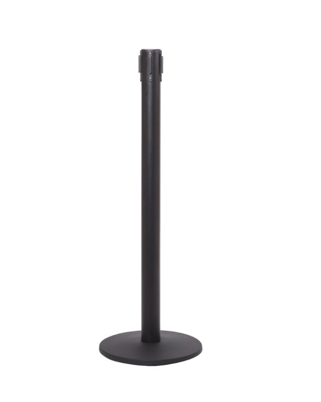 2.5" Diameter Post for 34" Merchandising Panels - Black