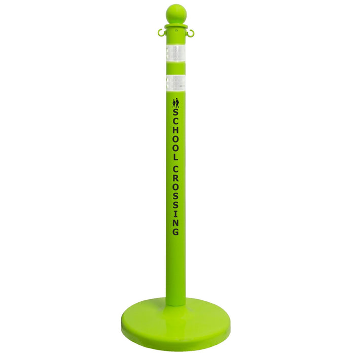 2.5" School Crossing Stanchion, 40" Overall Height