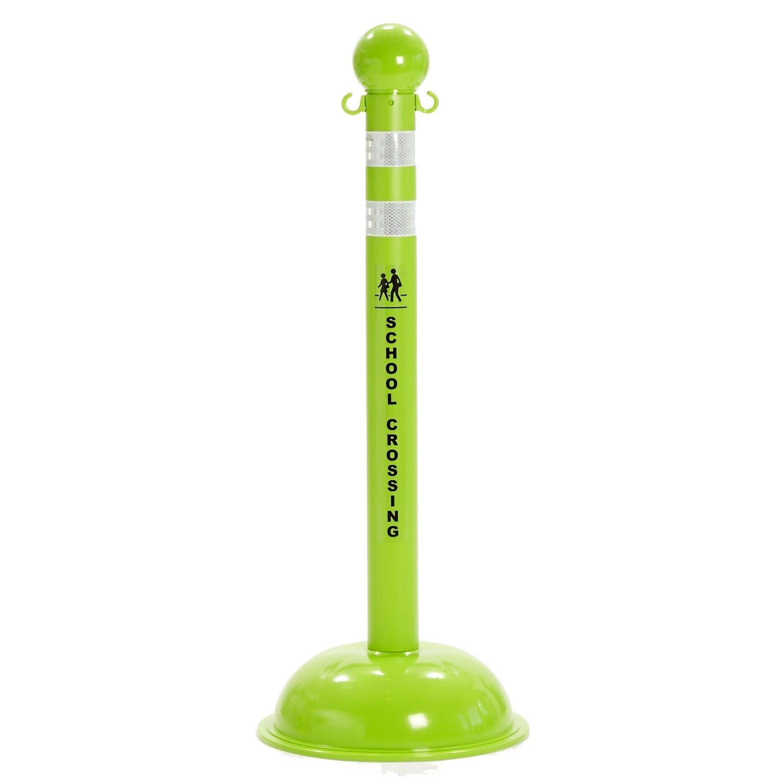 3" School Crossing Stanchion / 41" Height - The Crowd Controller