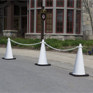 Crowd Control 36" Traffic Cone and Chain Connector Kit - TheCrowdController.com