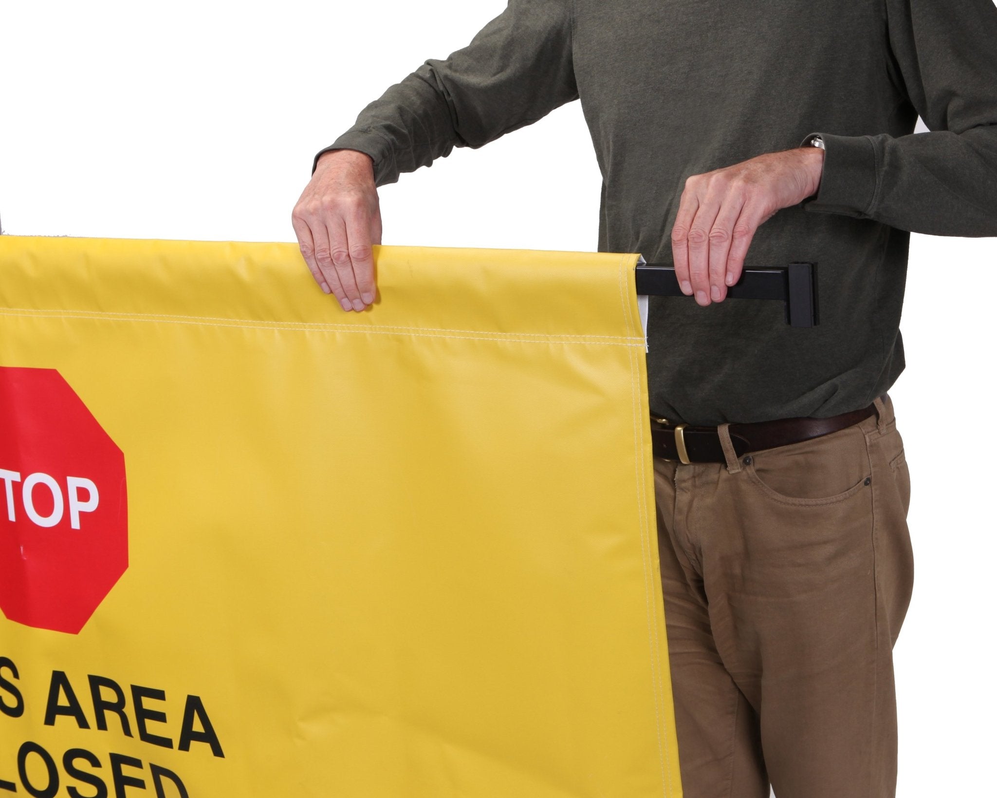 Barriers Stanchions 4 FT Banner - The Crowd Controller