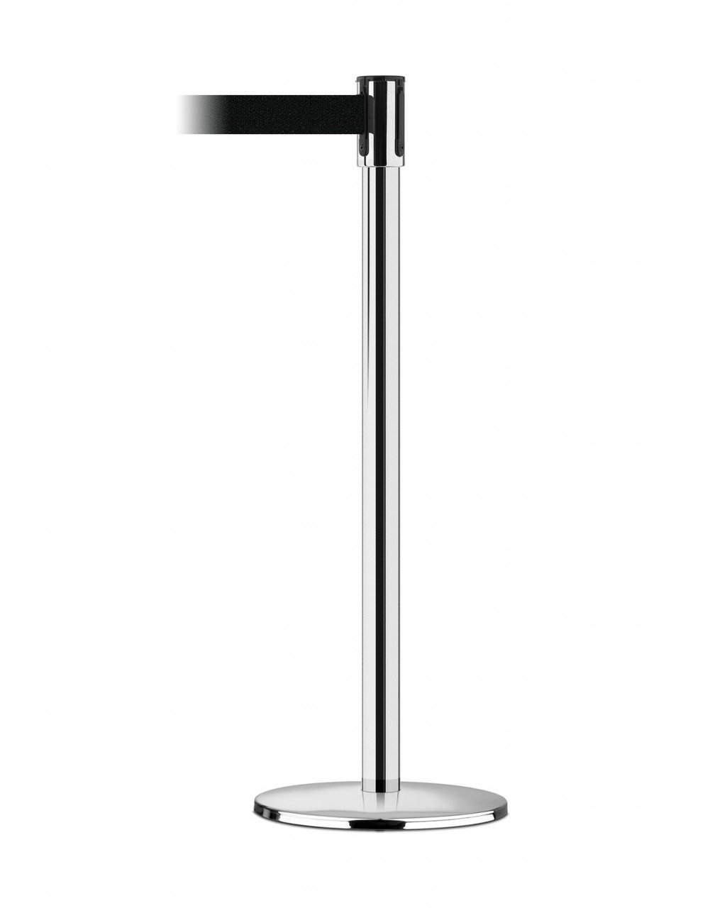 890U Slimline Tensabarrier with Universal Base 7.5-13 FT Belt - The Crowd Controller