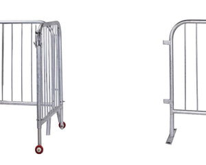 Crowd Control Barrier Stanchions CrowdMaster™ Barricade Short Gate - TheCrowdController.com