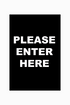 Barriers Stanchions Acrylic Sign Insert for Frame - The Crowd Controller