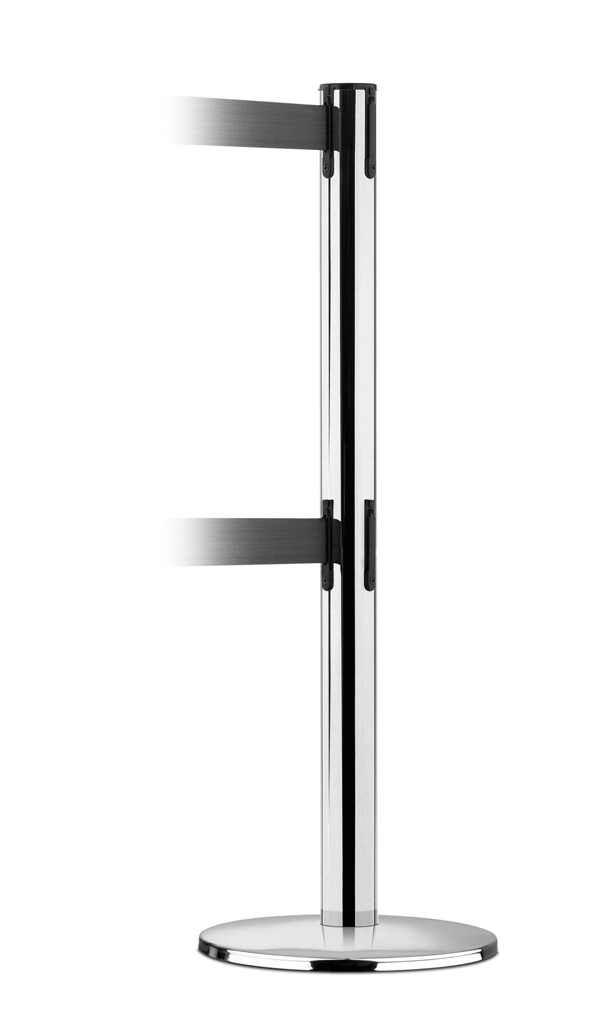 Advance Dual Line Retractable Belt Tensabarrier with Universal Base - Model 889T2 - The Crowd Controller