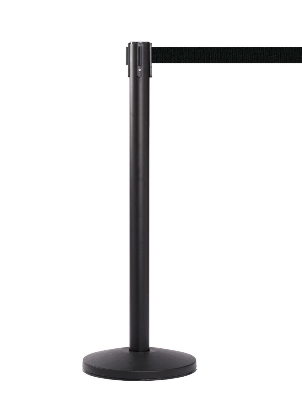 Barriers Stanchions QueueMaster 550 Black - 8.5' Belt - The Crowd Controller