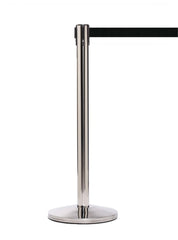 Barriers Stanchions QueueMaster 550 Polished Stainless - 8.5' Belt - The Crowd Controller