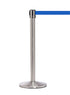 Barriers Stanchions QueueMaster 550 Satin Stainless - 8.5' Belt - The Crowd Controller