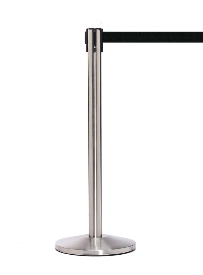 Barriers Stanchions QueueMaster 550 Satin Stainless - 8.5' Belt