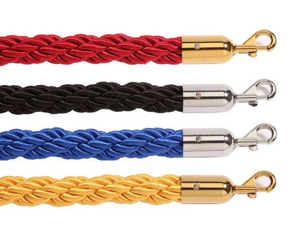 1 Braided Stanchion Ropes, 6 foot or 8 foot