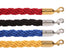 Crowd Control Barrier Stanchions Braided Rope 1" Diameter-Slide Snap Ends - TheCrowdController.com