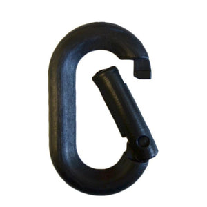 Crowd Control Carabiner For Plastic Barrier Stanchions - TheCrowdController.com