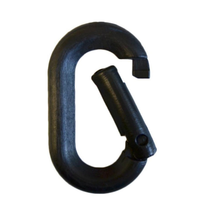 Crowd Control Carabiner For Plastic Barrier Stanchions