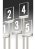 Cashier Station Lights | Clear Panel Laser Etched - The Crowd Controller