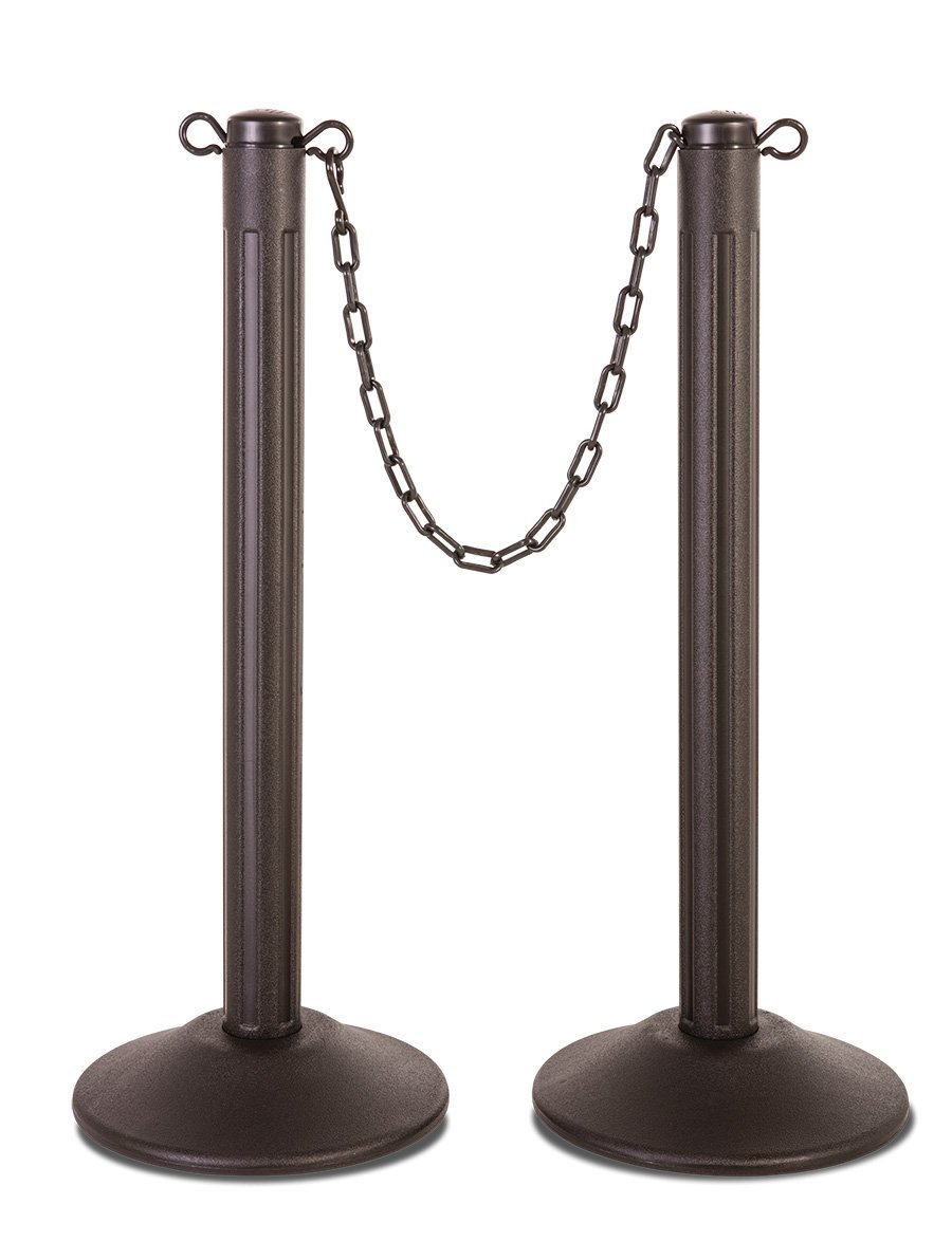 ChainBoss Molded Stanchions - Unfilled base / 2-Pack - The Crowd Controller