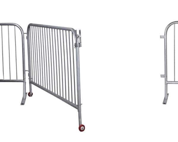 Crowd Control Barrier Stanchions CrowdMaster™ Barricade Long Gate - TheCrowdController.com