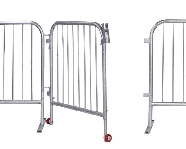 Crowd Control Barrier Stanchions CrowdMaster™ Barricade Short Gate - TheCrowdController.com