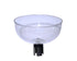 12-inch display bowl mounted on retractable belt stanchion for merchandising small items