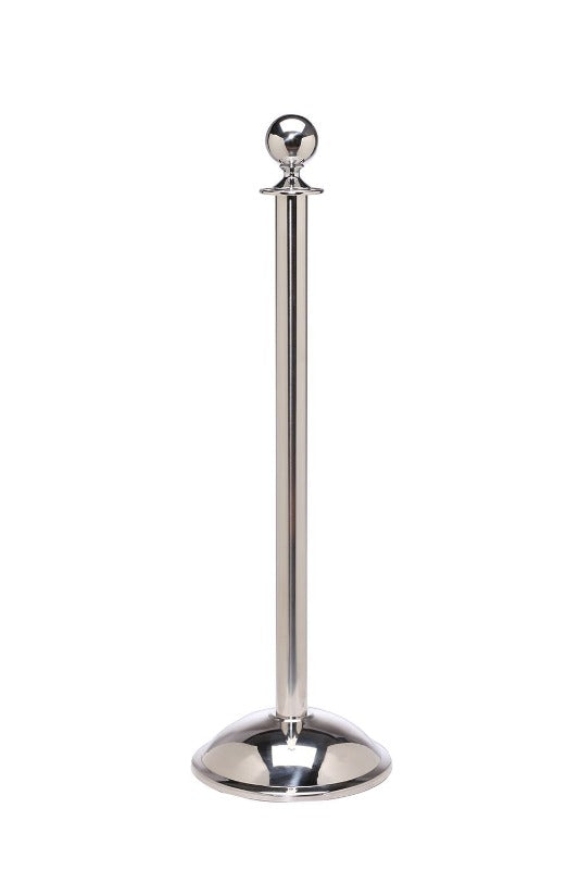 Crowd Control Barrier Stanchions Elegance Ball Top Dome Base