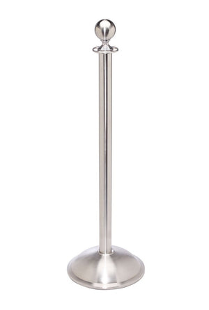 Crowd Control Barrier Stanchions Elegance Ball Top Dome Base - TheCrowdController.com