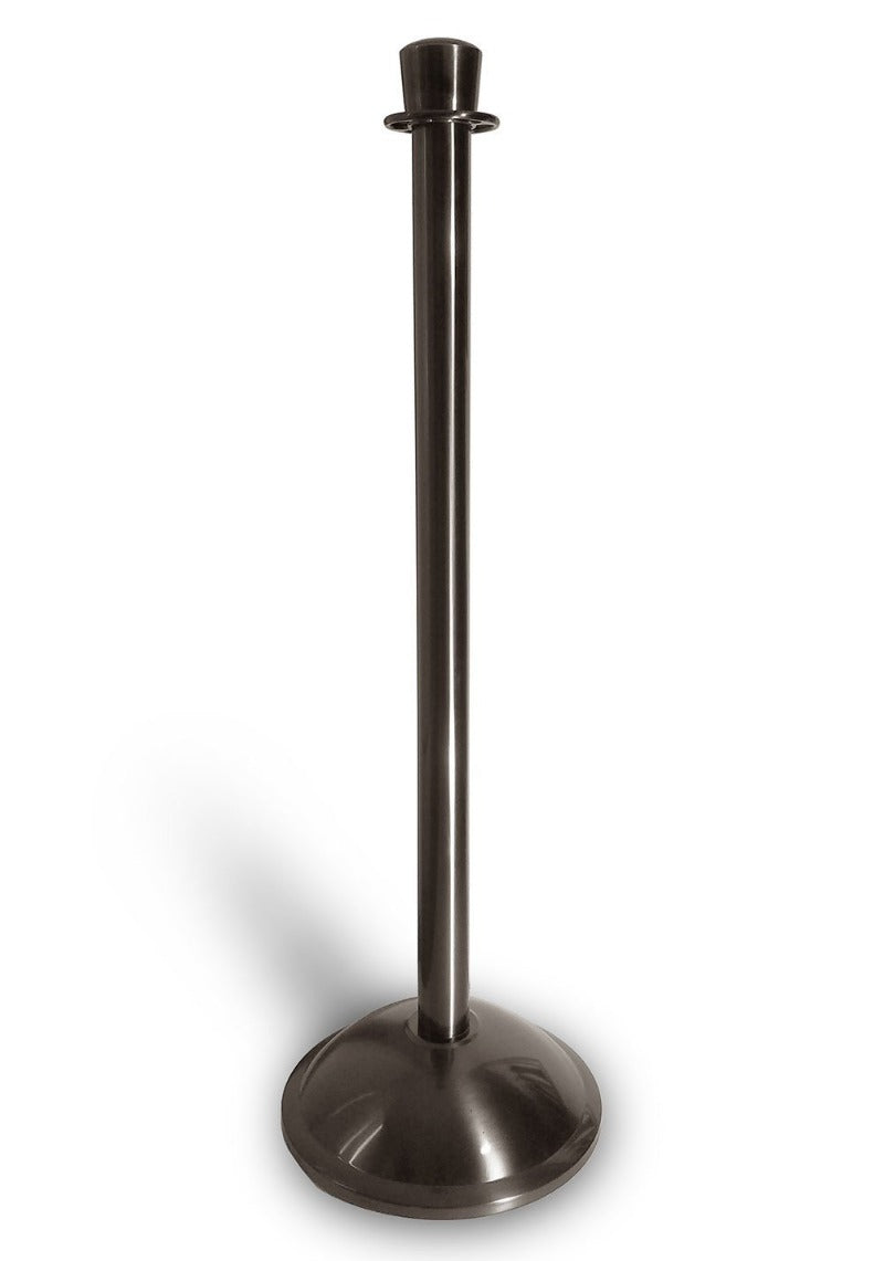 Crowd Control Barrier Stanchions Elegance Crown Top Dome Base Stanchion - TheCrowdController.com